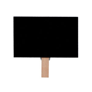 Art.4844 Letrero Pizarrón Con Pinza 5.5x5.5cm 6pz