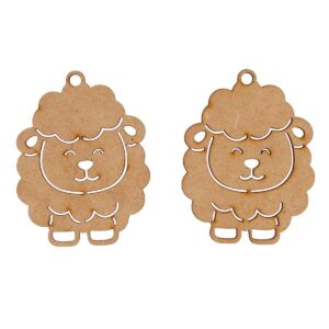 Art.5015 Llavero Borrego Natural 6x5cm 2pz