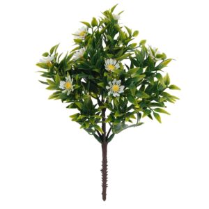 Art.5027 Follaje Con Flor x4 22cm 1pz