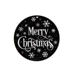 Art.5047 Esfera Clásica Negra 12x12cm 1pz