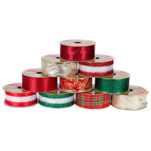 Art.5107 Listón Surtido Navidad 3.8cm 9.1m