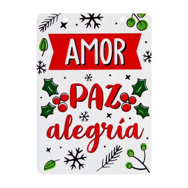 Art.5160 Letrero Deseos Color 20x14.5cm 1pz