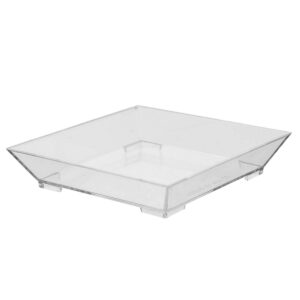 Art.5171 Platito De Plástico Cuadrado 6cm 8pz