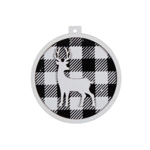 Art.5173 Esfera Figura Navideña Color 13x12cm 1pz