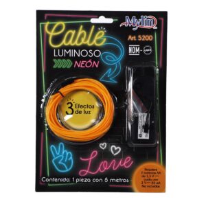 Art.5200 Cable Luminoso Neón 2mm 5m 1pz