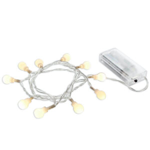 Art.5292 Serie de Leds 10 Focos De Batería 1.2m 1pz