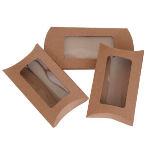 Art.5407 Caja Almohada Con Ventana 2x12x7cm 4pz