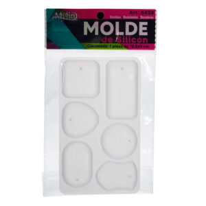 Art.5428 Molde De Silicón Figuras Llavero 15.5x9cm 1pz