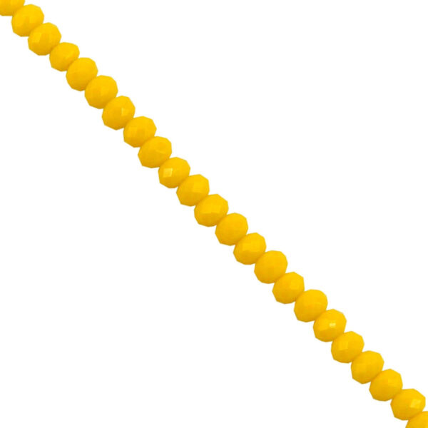 Art.5569 Rondel Facetado Color Opaco 6x5mm Hilo 98pz