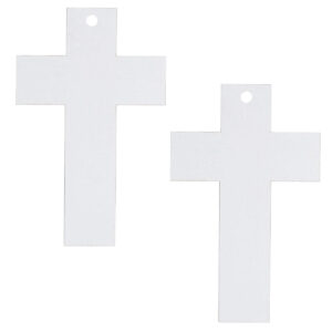 Art.5618 Cruz MDF Lisa Chica 11x7cm 2pz