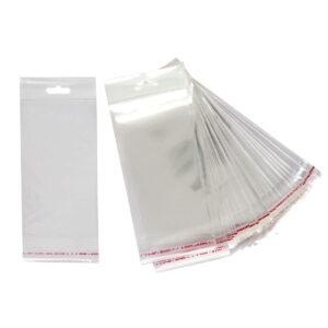 Art.5619 Bolsa Celofán con Sello Adhesivo 14x8cm 100pz