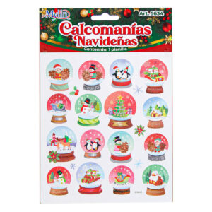 Art.5634 Calcomanía Navidad 1 Planilla