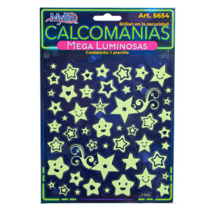Art.5654 Calcomanía Mega Luminosa 1 Planilla