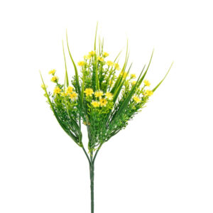 Art.5727 Ramo Fino De Plástico Con Flor 31.5cm 1pz