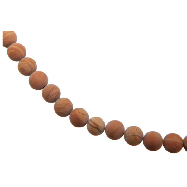 Art.5736 Cuenta Piedra Café 8mm Aprox 45pz