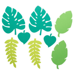 Art.5779 Hojas Tropical De Fomi 26-12cm (Aprox) 8pz