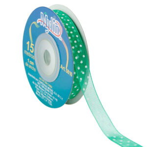 Art.5810 Listón Organza Con Puntos 10mm 15m