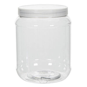 Art.5888 Bote Plástico Vitrolero Liso 1.750ml 16.5x13cm 1pz