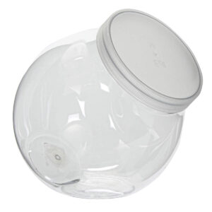 Art.5891 Bote Plástico Vitrolero Pata Elefante (aprox 2,450 ml) 19x18cm 1pz