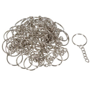 Art.5928 Llavero Aro Con Cadena 24.8mm 50pz