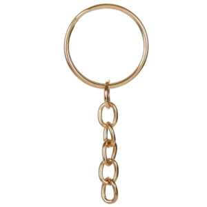 Art.5951 Llavero Aro Con Cadena 2.4x2.4cm 50pz