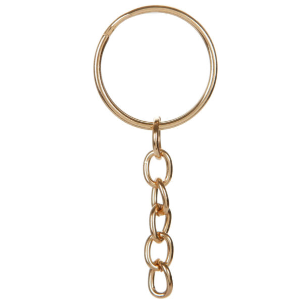 Art.5951 Llavero Aro Con Cadena 2.4x2.4cm 50pz