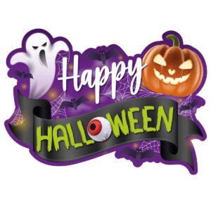 Art.5978 Letrero Halloween 43x60cm 1pz