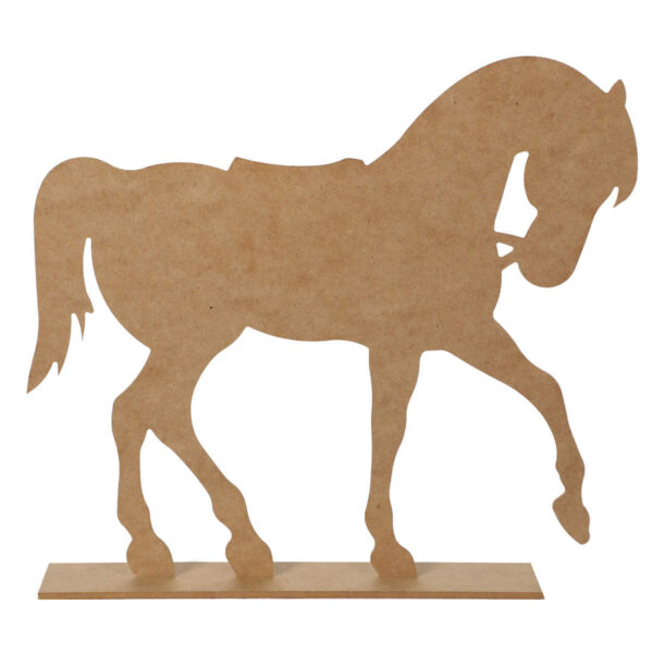Art.6030 Caballo Con Base 35x39x6cm 1pz