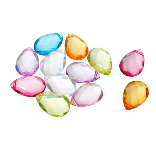 Art.6058 Cuentas Plásticas Figuras Color Surtido varios tamaños 25g