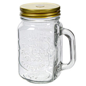 Art.6066 Frasco Con Agarradera Tapa Con Hoyo 440ml 13x10.5x8.5cm 1pz