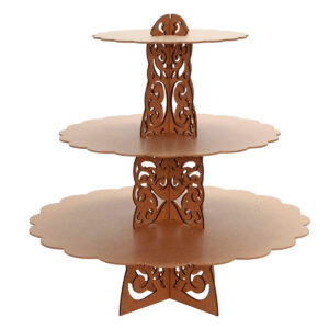 Art.6122 Pastelero Garigoleado 3 Niveles 40x39cm 1pz