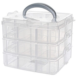 Art.6147 Caja Divisiones 3 Niveles 13x16x15.5cm 1pz