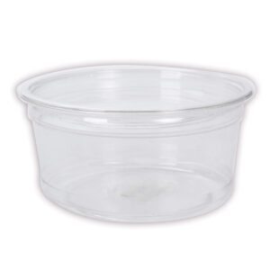 Art.615 Contenedor De Plástico Con Tapa aprox 350ml 5.7x11.7cm 10pz