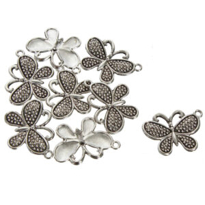 Art.6193 Dije Mariposas Con Puntos 20x28mm 8pz
