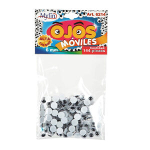 Art.6214 Ojos Movibles Pp868 6mm 144pz