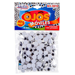 Art.6215 Ojos Movibles Pp869 8mm 144pz