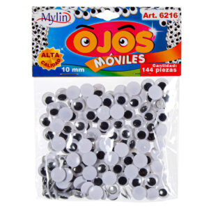 Art.6216 Ojos Movibles Pp870 10mm 144pz