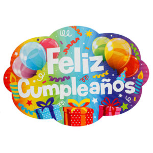 Art.6240 Letrero Feliz Cumpleaños 60x88cm 1pz