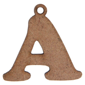 Art.6250 Letras Con Argolla 3.5cm 2pz