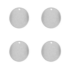 Art.6274 Dije De Aluminio Círculo Grande 20mm 4pz