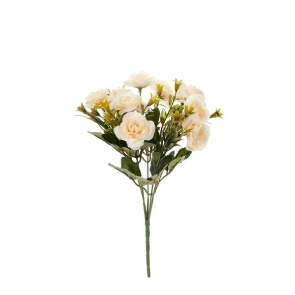 Art.6316 Planta Con Rosas Fina x5 30cm 1pz