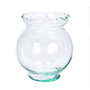 Art.6330 Florero Cristal 14x12.5cm (Aprox) 1pz