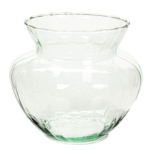 Art.6332 Florero Cristal 14x15.5cm (Aprox) 1pz
