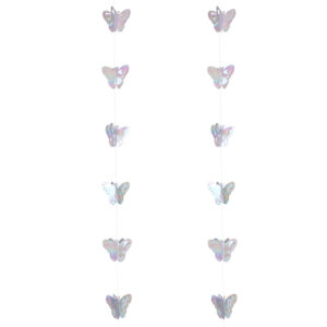 Art.6344 Guía De Mariposa 3D Lentejuela (80mm Aprox) 2m 1pz