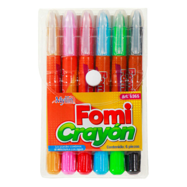 Art.6365 Juego De Fomi Crayón 6pz
