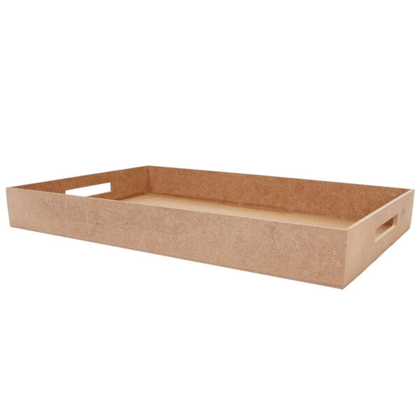Art.6405 Charola Rectangular Madera 5.5x45.3x29.5cm 1pz