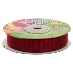 Art.6407 Listón Popotillo Con Orilla De Satín 1.5cm 15m