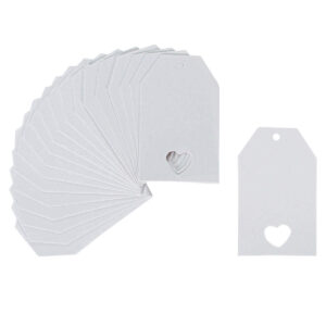 Art.6432 Tarjeta Con Corazón 6.5x4cm 20pz