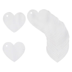 Art.6472 Tarjeta Corazón 5x5.5cm 20pz