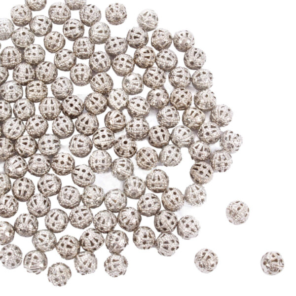 Art.6524 Bola De Filigrana Metal 6mm 1000pz